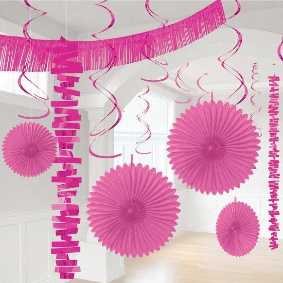 Pink Hanging Decorating Kit
