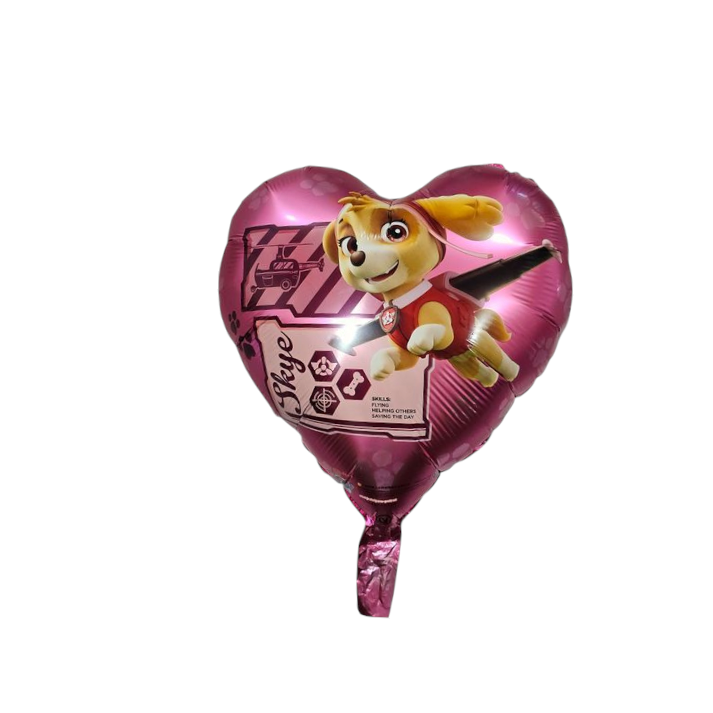 Paw Patrol Pink Heart Foil Balloon 17