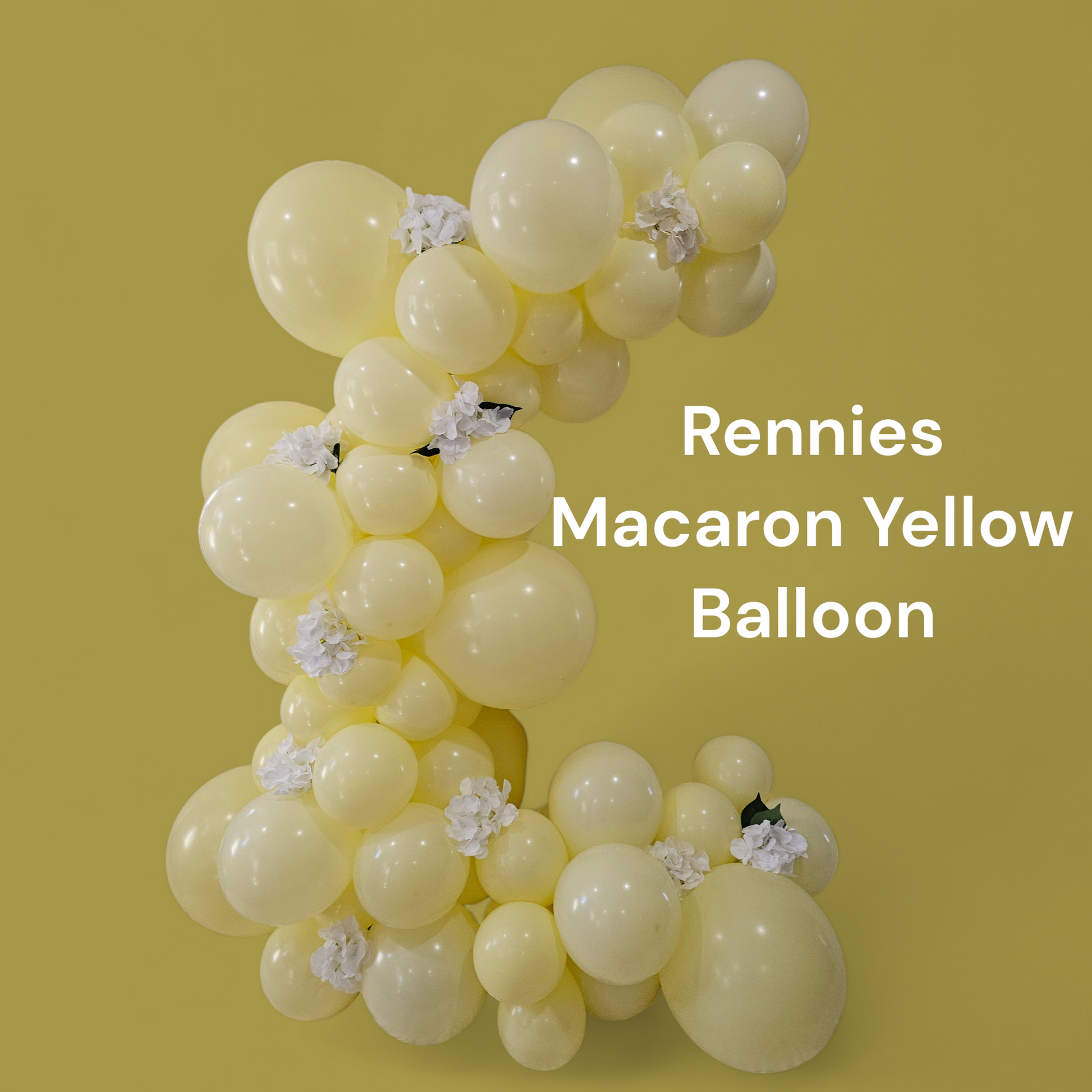 Macaron Yellow Balloons