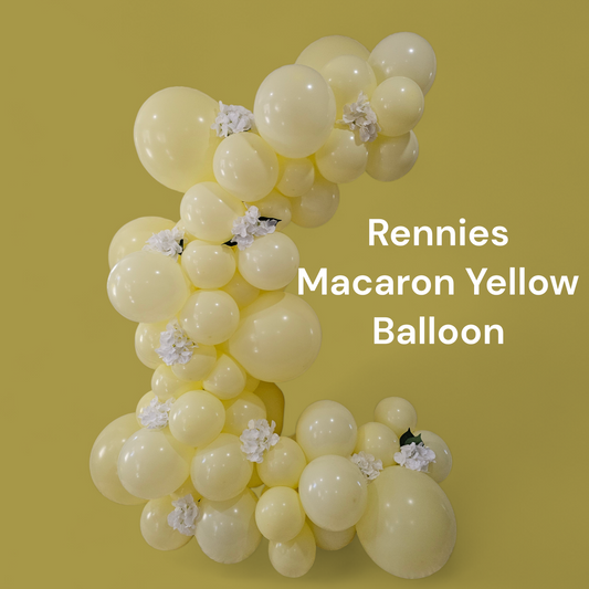 Macaron Yellow Balloons