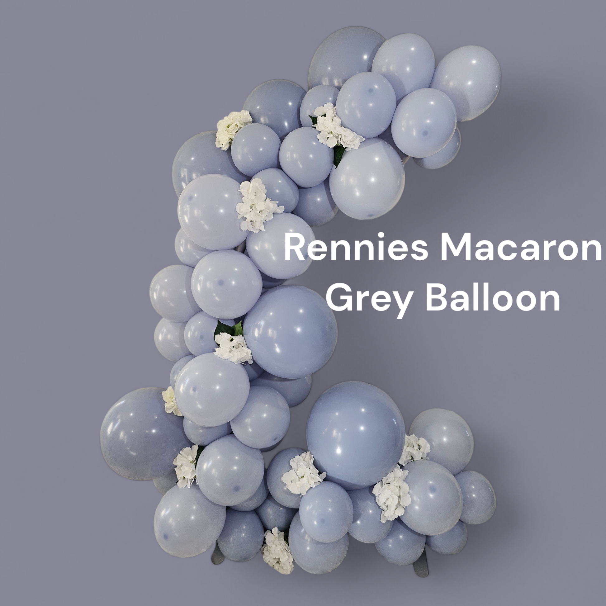 Buy Macaron Grey Balloons
