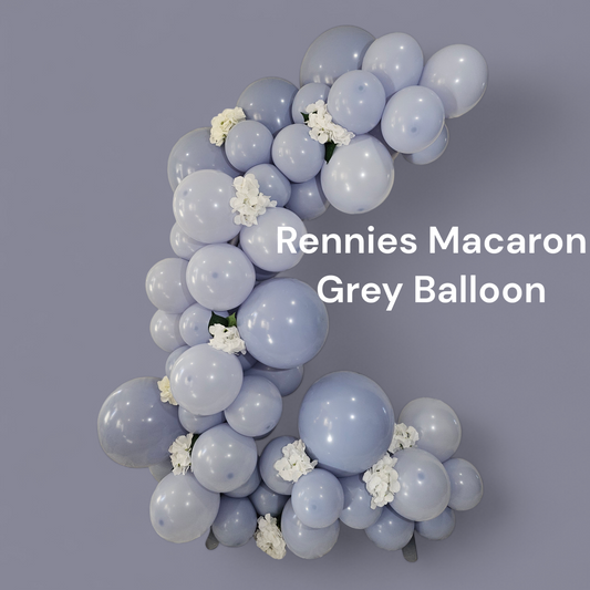 Buy Macaron Grey Balloons