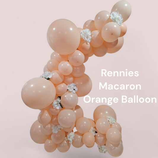 Macaron Orange Balloons