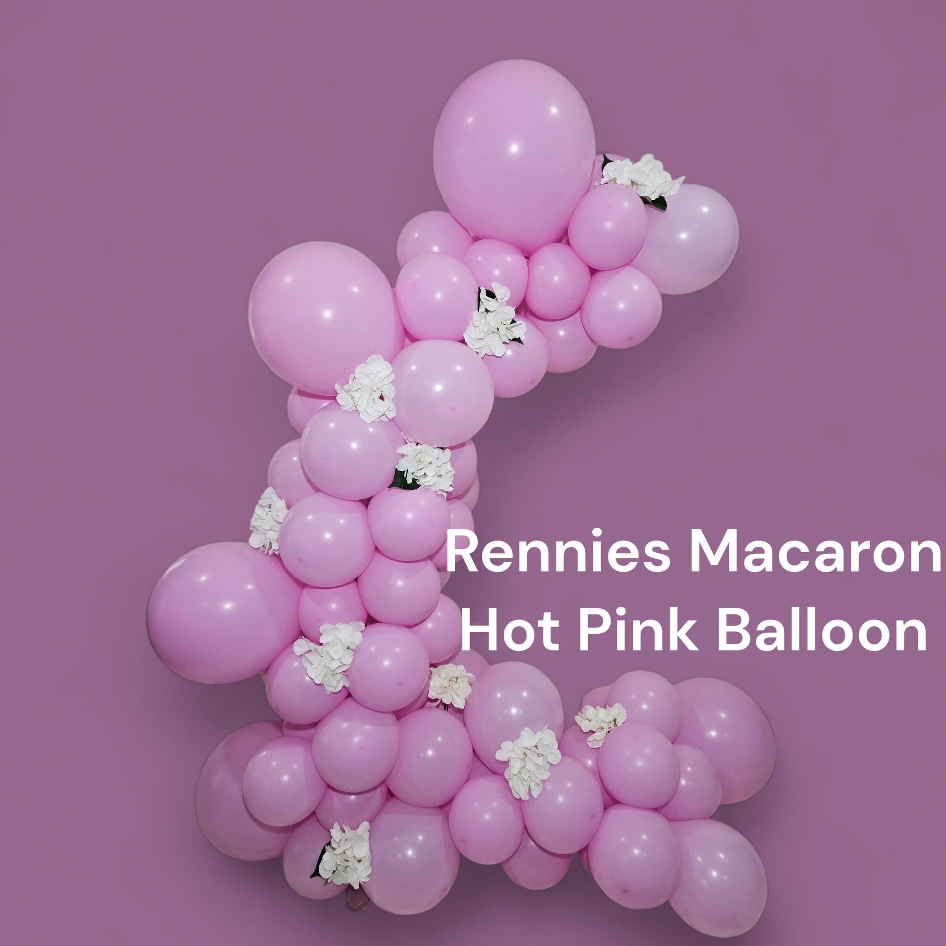 Macaron Hot Pink Balloons