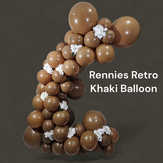 Retro Khaki Balloons