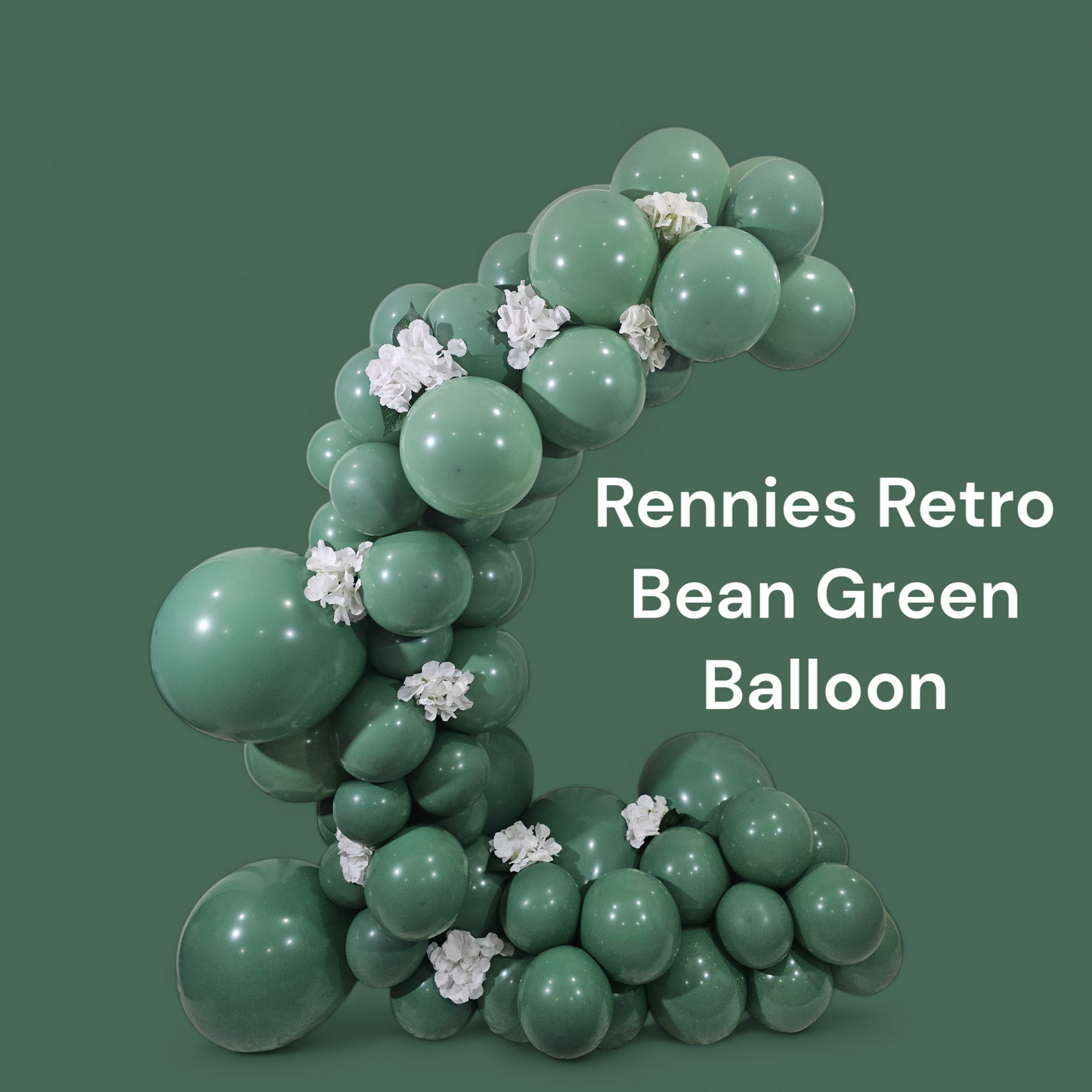 Best Retro Bean Green Balloons