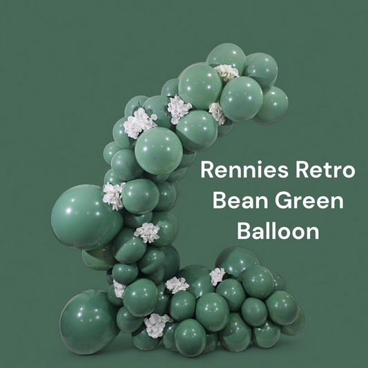 Best Retro Bean Green Balloons
