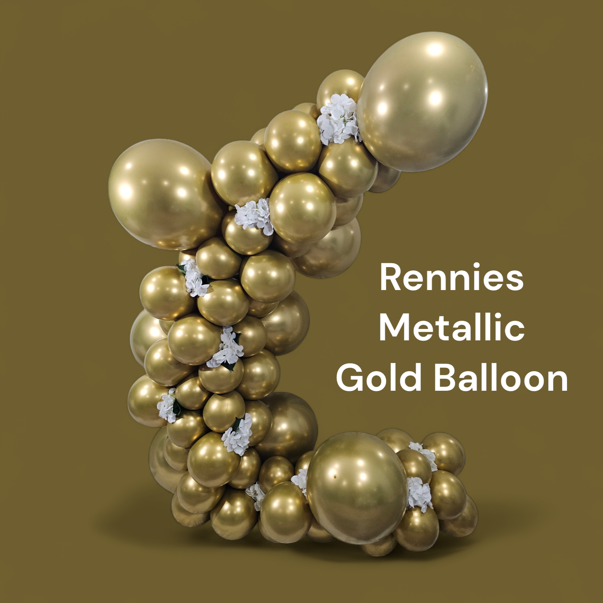 Buy metallic gold latex balloons