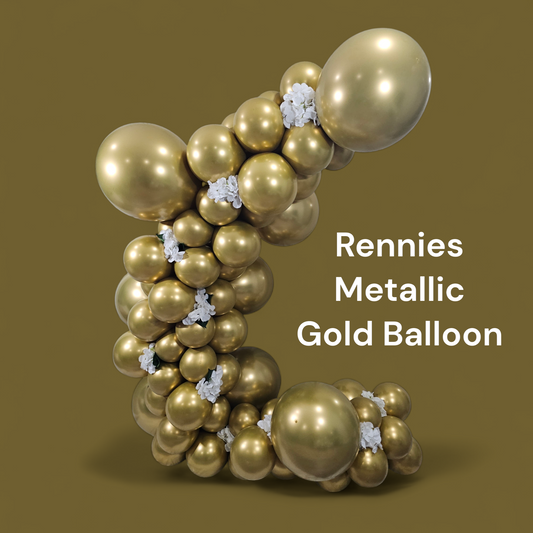 Buy metallic gold latex balloons