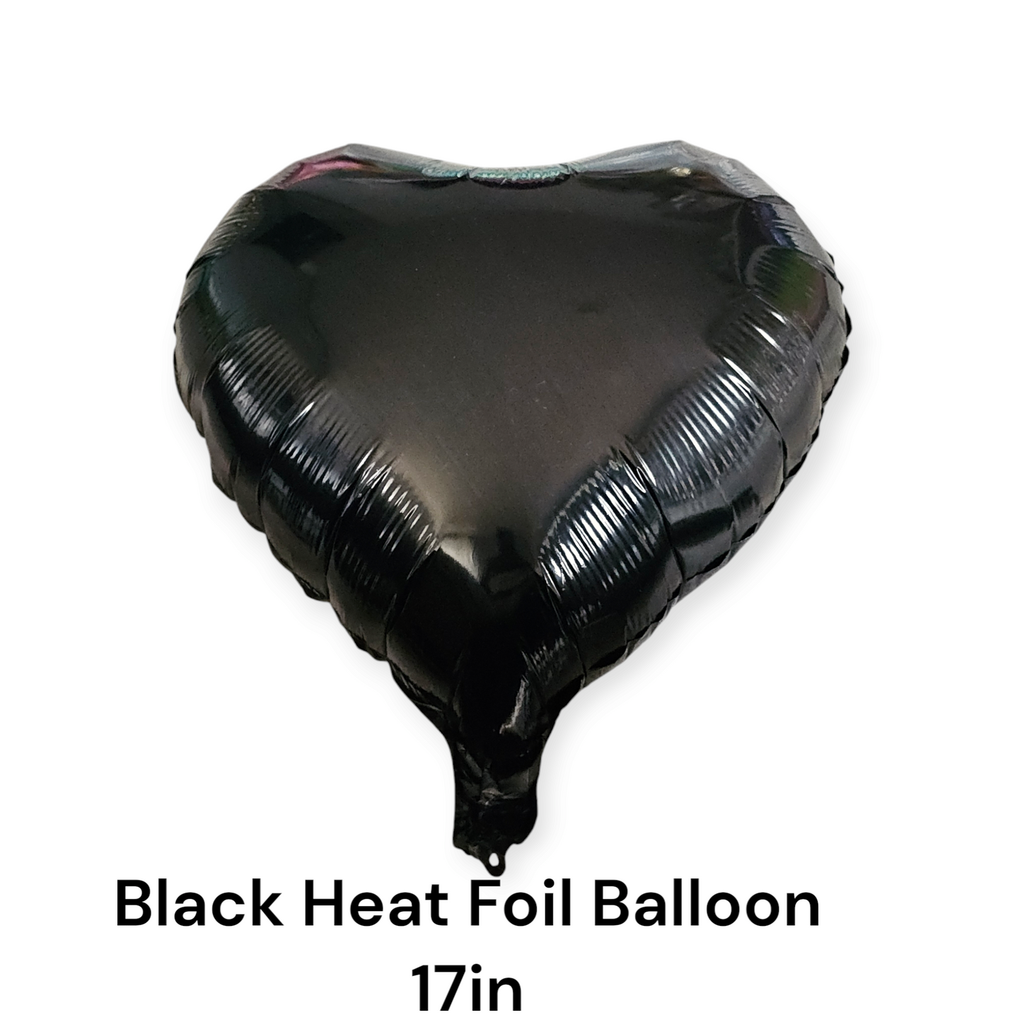 Black Heart Foil Balloon 17 Inch