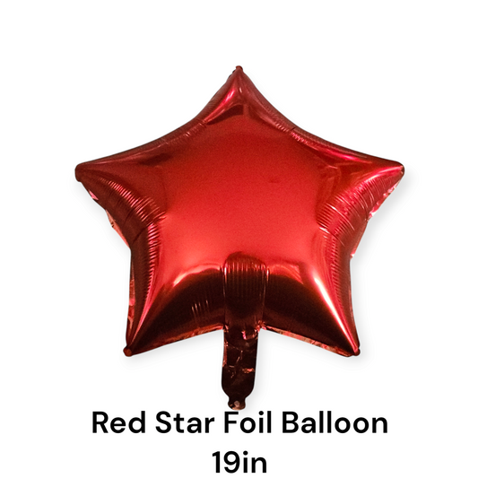 Buy Red Star Foil Balloon 19 Inch