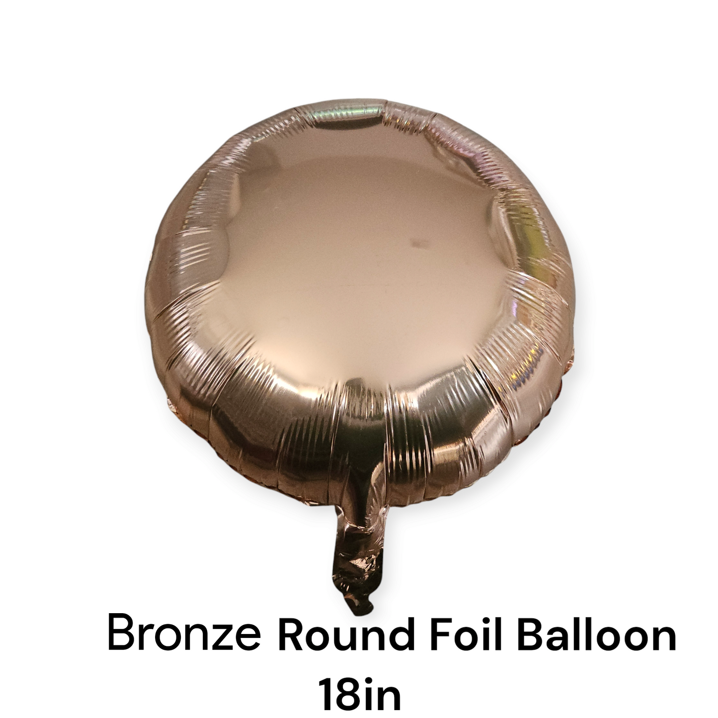 Bronze Round Foil Balloon 18 Inches