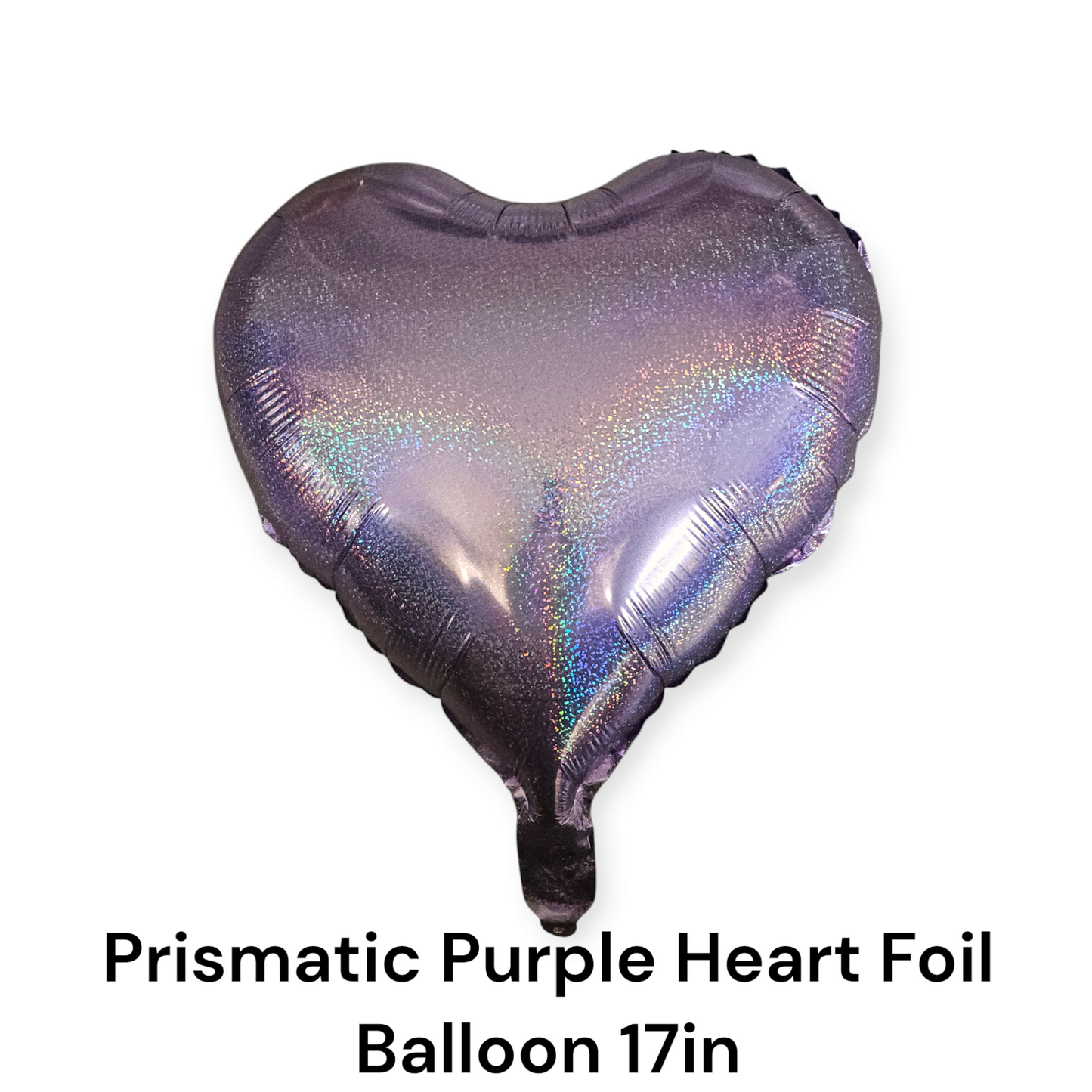 Buy Prismatic Purple Heart Foil Balloon 17 Inch