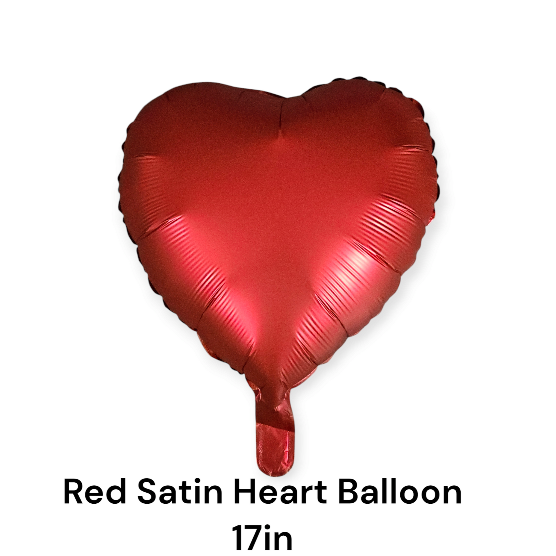Buy Red Satin Heart Foil Balloon 17 Inches