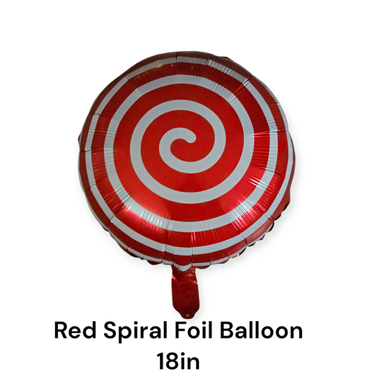 Buy Red Spiral Foil Balloon 18 Inches