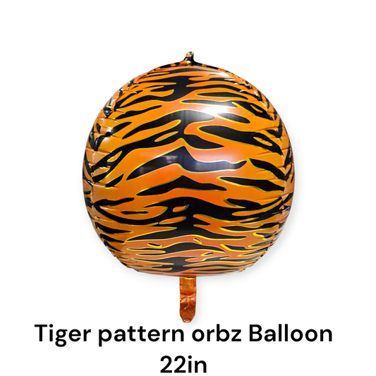 Buy Tiger Pattern Orbz Balloon 22 Inch