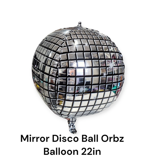 Buy Mirror Disco Ball Orbz Balloon 22 Inch