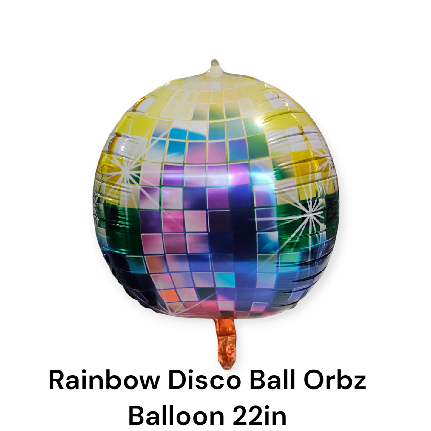 Buy Rainbow Disco Ball Orbz Balloon 22 Inch