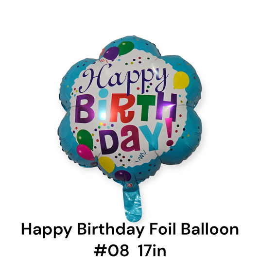 Buy Happy Birthday Foil Balloon 17 Inches
