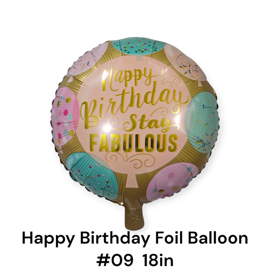 Happy Birthday Foil Balloon 18"