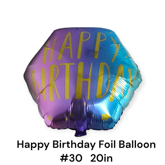 Happy Birthday Foil Balloon 18"