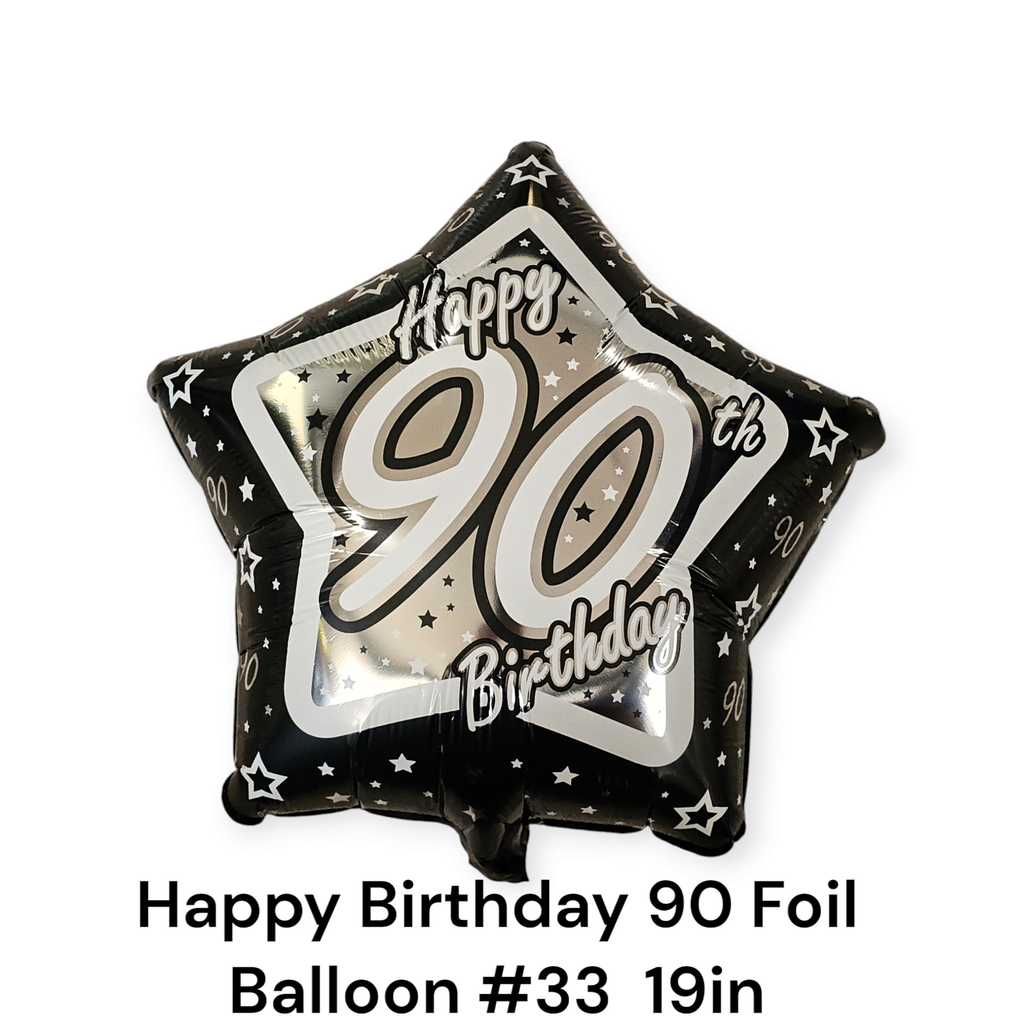 90th Happy Birthday Foil Balloon #33
