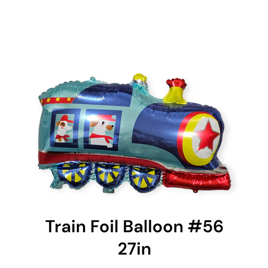 Train Foil Balloon 27"