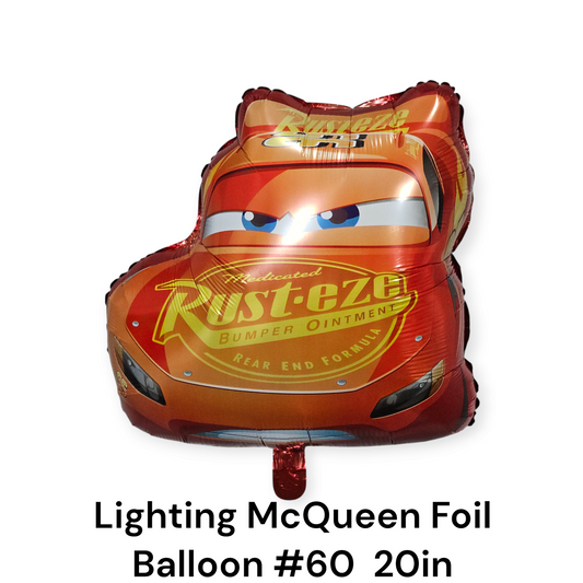 Lightning McQueen Foil Balloon