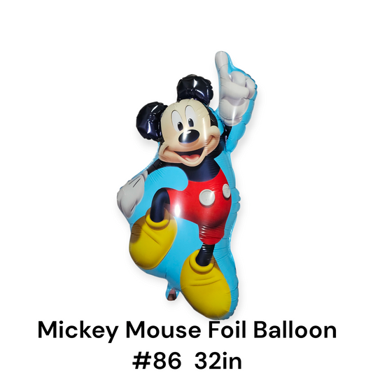 Mickey Mouse Foil Balloon 32 Inches