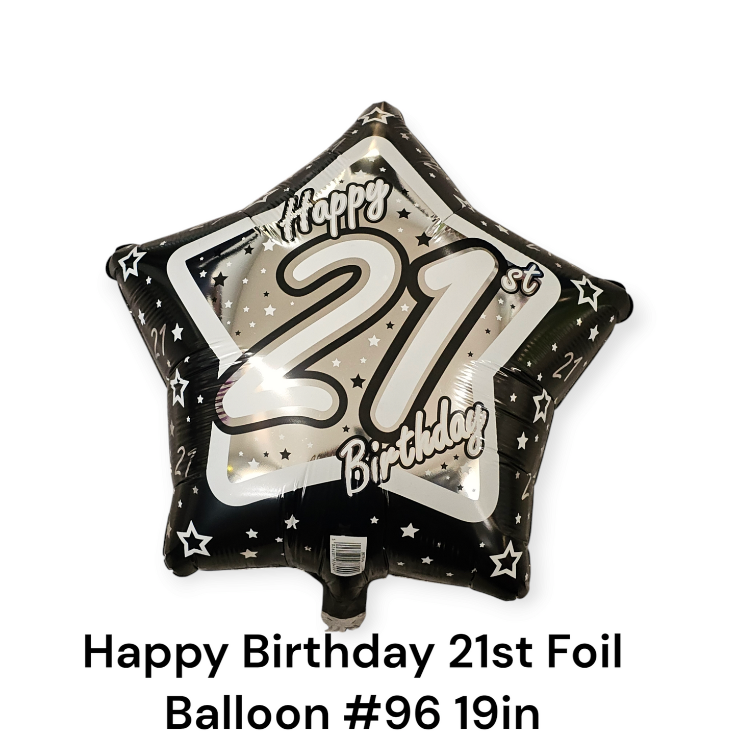 Happy Birthday 21st Foil Balloon 18"