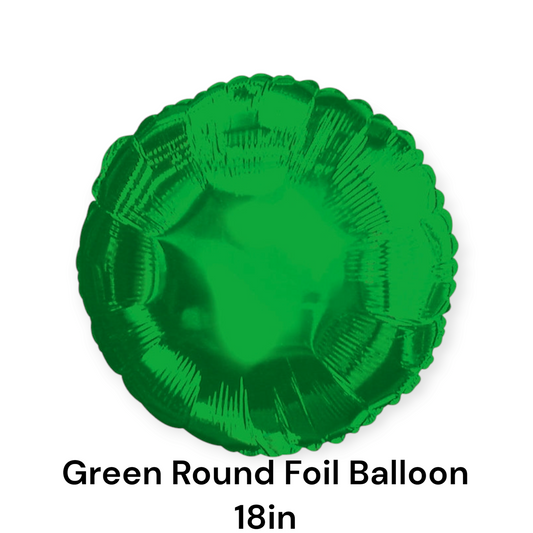 Silver Round Foil Balloon - 18"