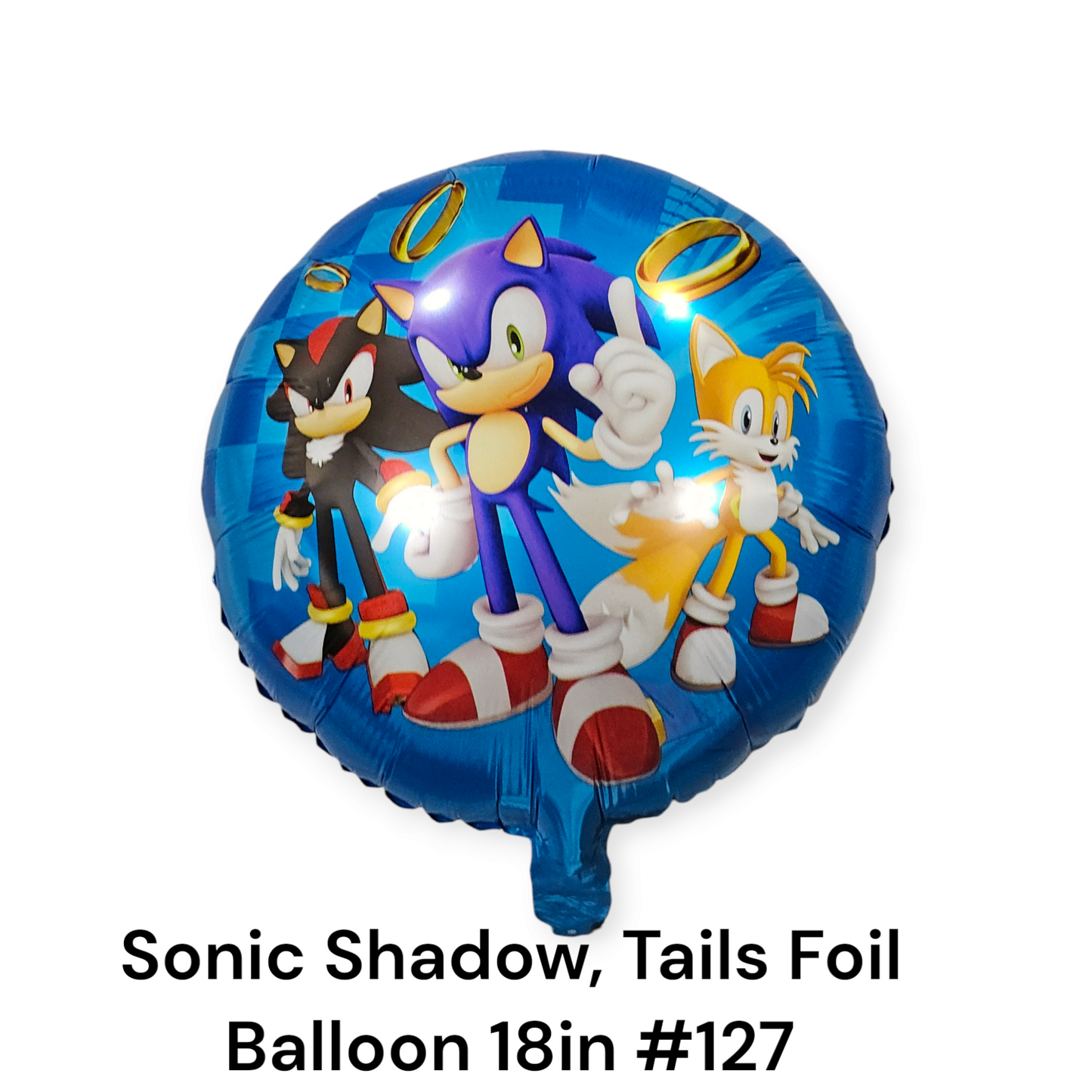 Sonic Shadow Tails Round Foil Balloon 18"