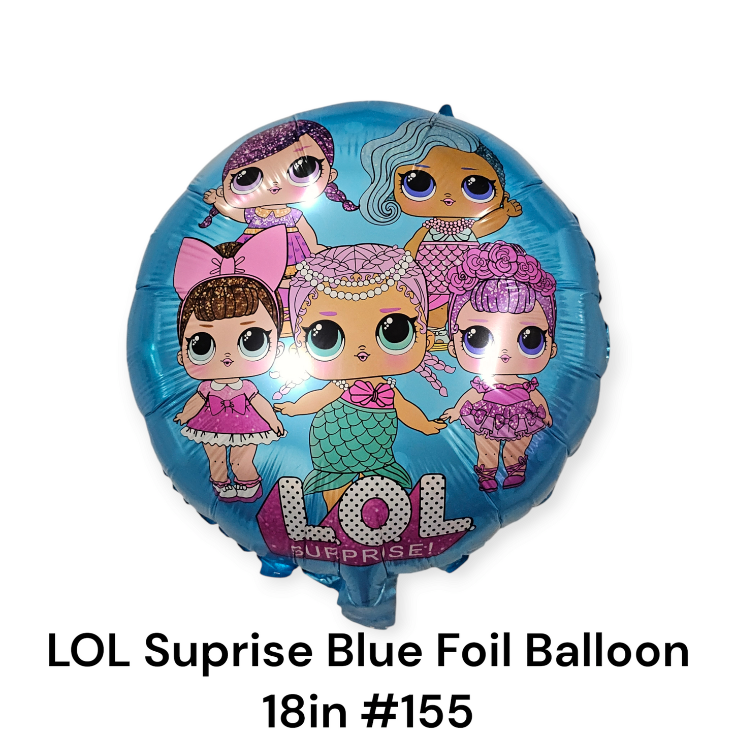 LOL Surprise Blue Foil Balloon