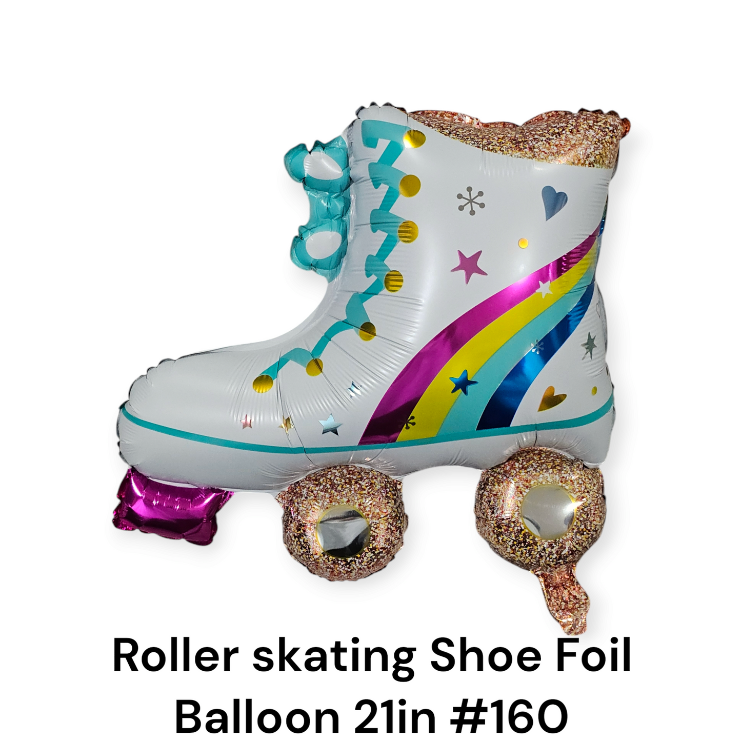 Roller Skating Shoe Foil Balloon 21"