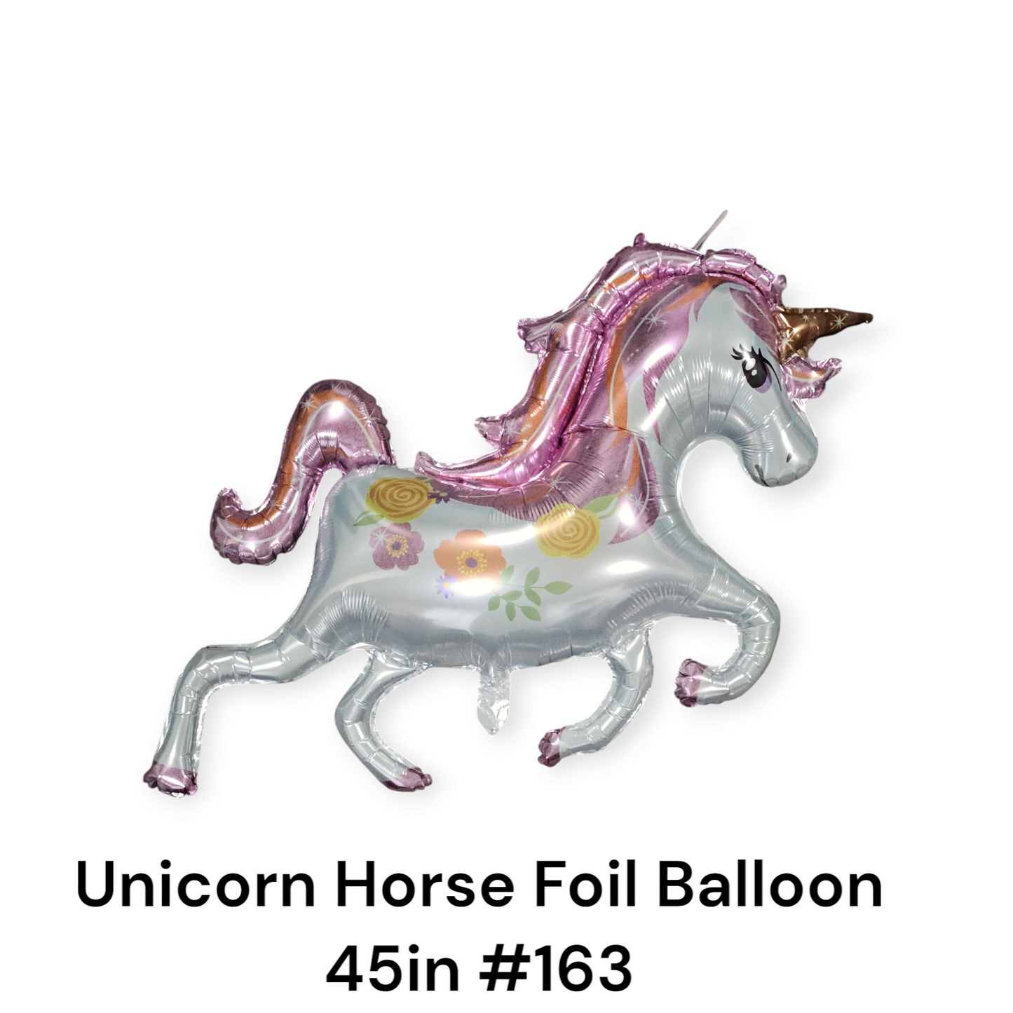 Unicorn Horse Foil Balloon 45"