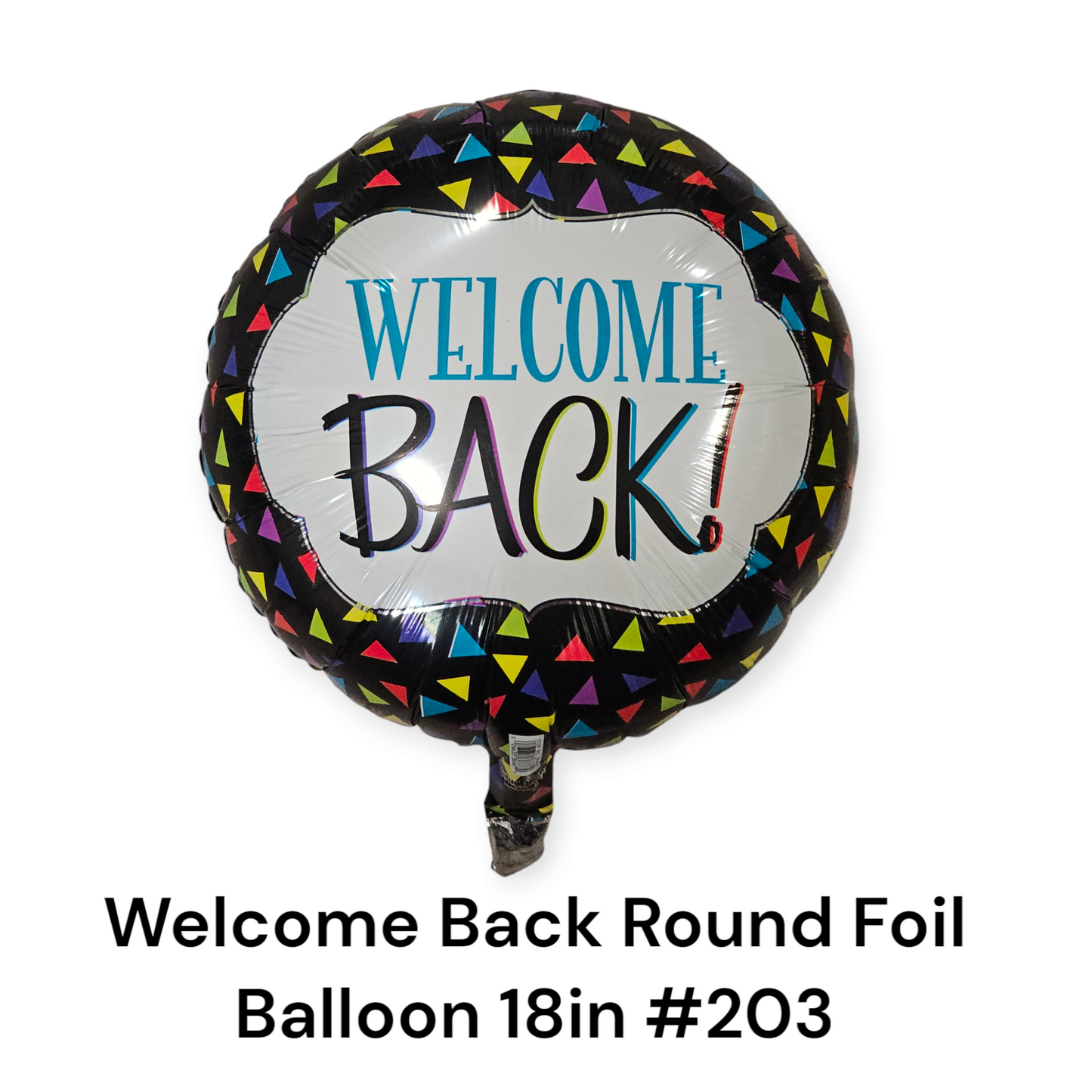 Welcome Back Round Foil Balloon 18inches