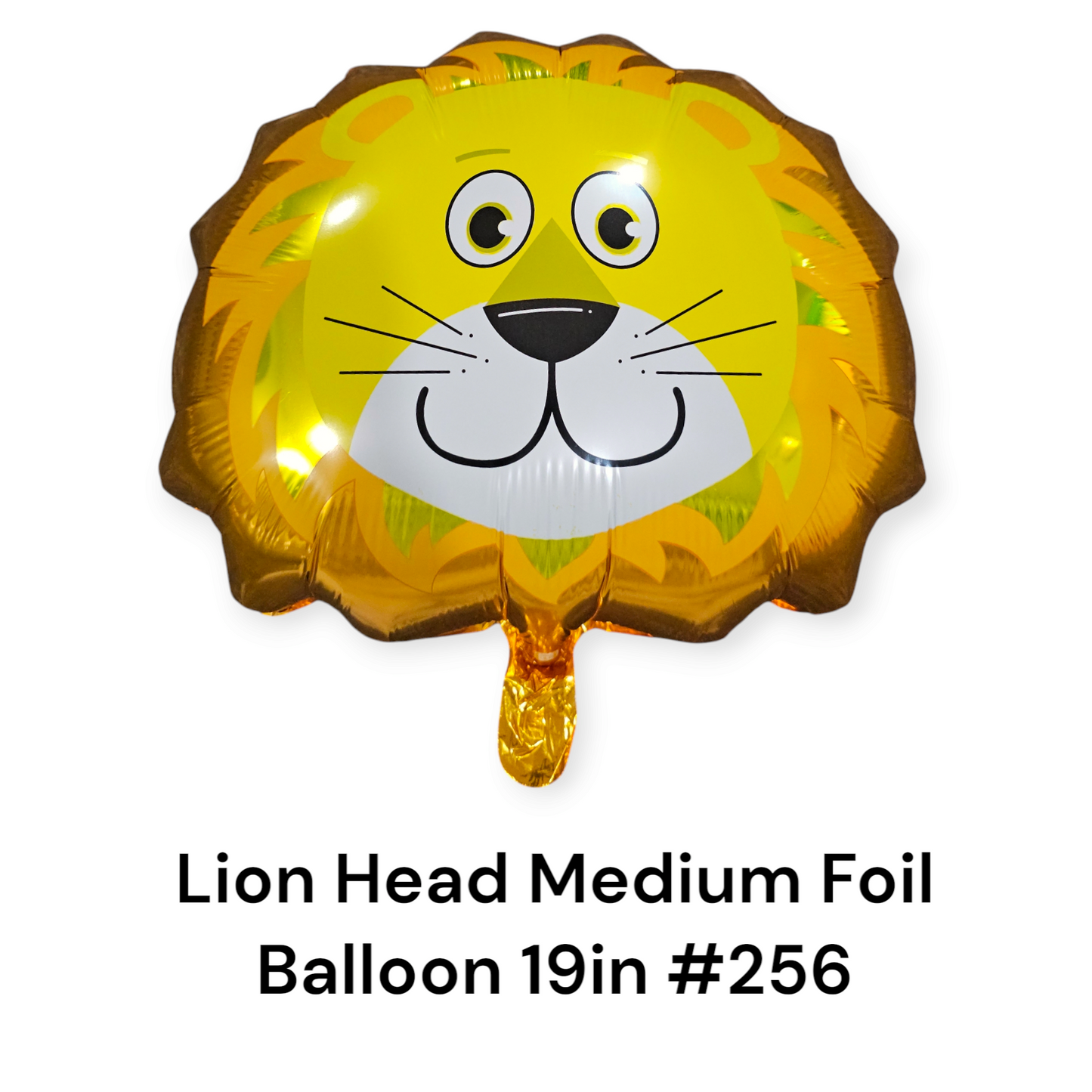 Lion Head Medium Foil Balloon