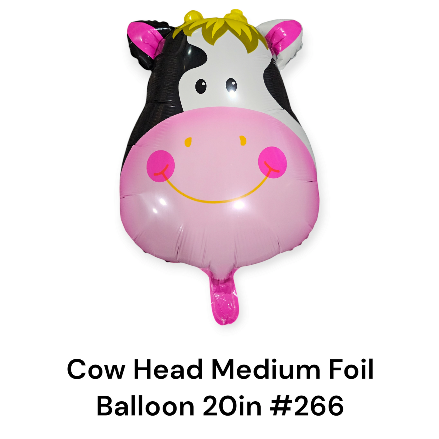 Cow Head Medium Foil Balloon