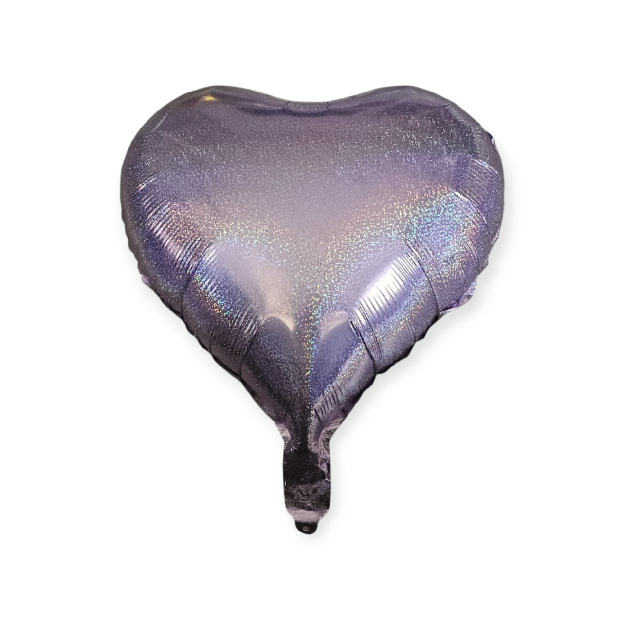 Prismatic Purple Heart Foil Balloon 17 Inch