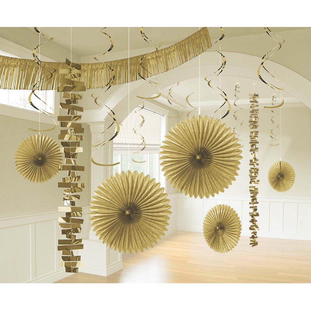 Gold Hanging Decorating Kit