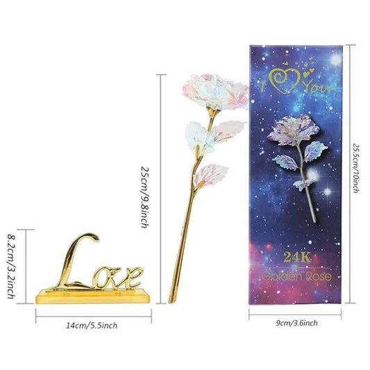 Irisdescence Artificial Metal Flower