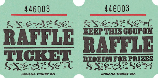 Green Raffle Tickets