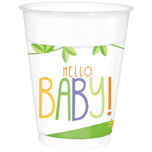 Hello Baby Plastic Cups