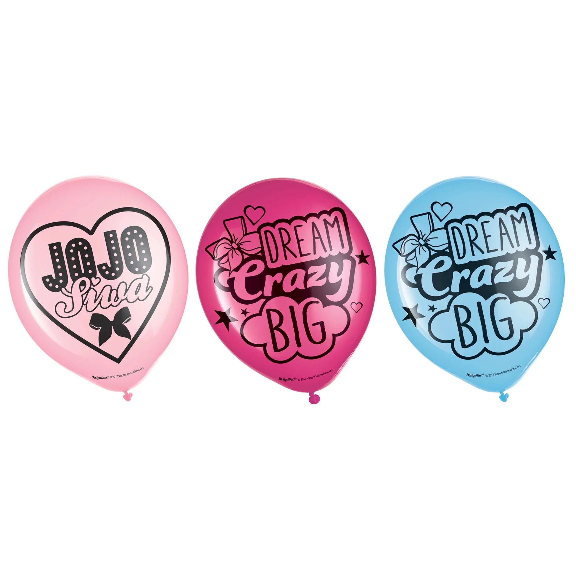 Jojo Siwa Printed Latex Balloons 12 Inch