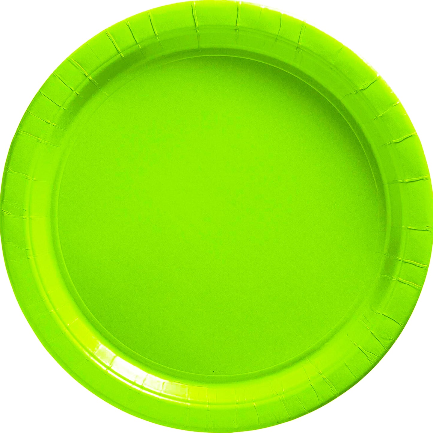 Lime Green Paper Plates 9" - 8ct