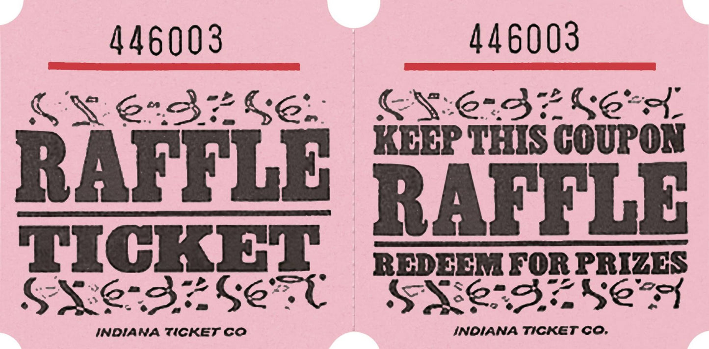 Pink Raffle Tickets