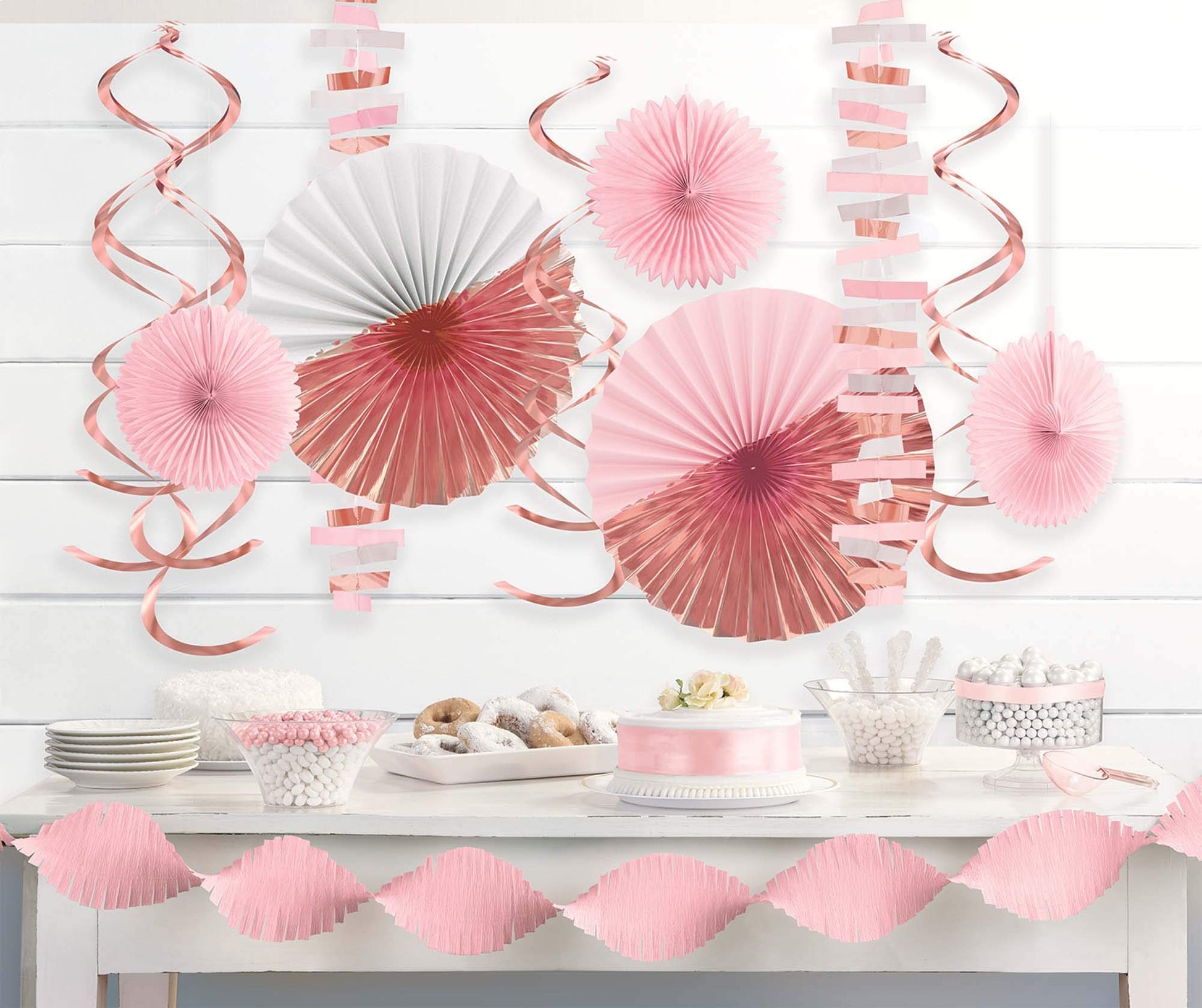 Rose Gold Hanging Decorating Kit