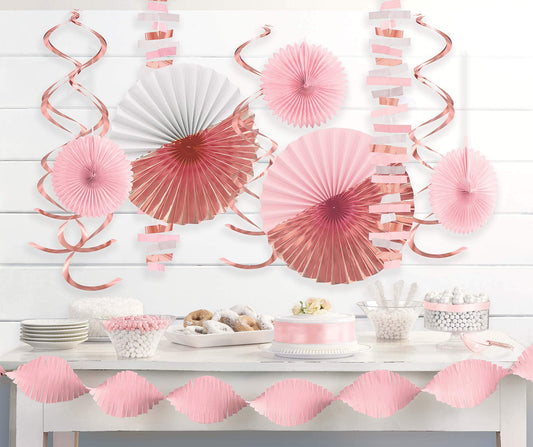 Rose Gold Hanging Decorating Kit