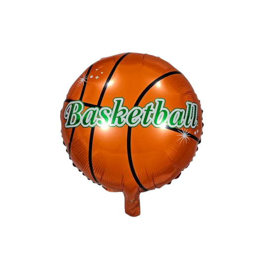 Basketball Round Foil Balloon 18"