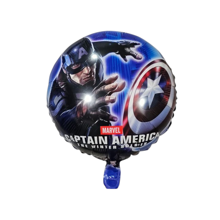 Captain America Round Foil Balloon 18"